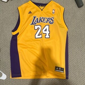NBA Lakers Yellow and Purple Jersey